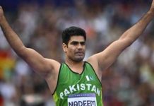 پیرس اولمپکس 2024 ‘جیولن تھرو کے مقابلوں میں پاکستانی ہیرو ارشد ندیم نے فائنل کیلئے کوالیفائی کرلیا Pakalerts.pk